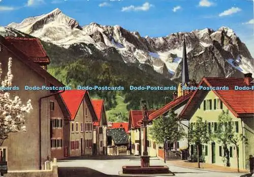 D150452 Garmisch Partenkirchen. Floriansplatz. Porer. 1970