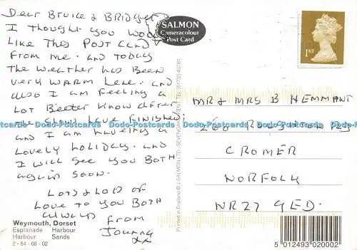 D150700 Weymouth. Esplanade. J. Salmon. Multi View