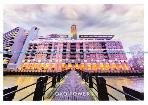 D150733 Oxo Tower. Daraotsu. London A. Z. Postkarte