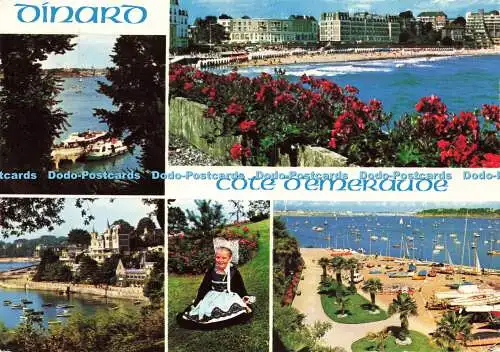 D150764 Dinard. Cote d Emeraude. Die touristischen Sehenswürdigkeiten. Wagenheber. 1989. Multi View