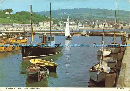 D149721 Lyme Regis. Hafen und Stadt. Richter. C. 2785. X. 1978