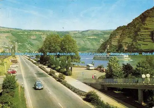 D150857 Oberwesel am Rhein. Cramers. Postkarte