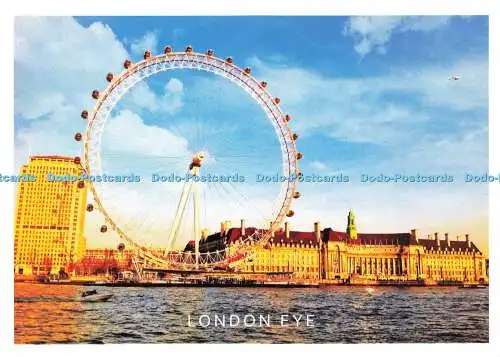 D147841 London Eye. Daraotsu. London A. Z. Postkarte