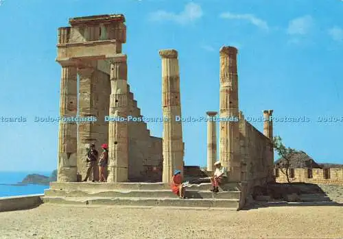 D150005 Rhodos. Die Akropolis von Lindos. G. Loucatos