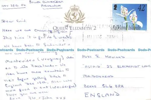 D151194 Queen Elizabeth 2. Postkarte