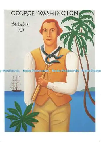 D153480 Barbados. George Washington. Walter Kerr Cooper