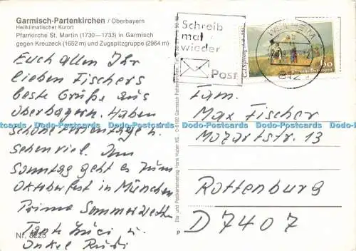 D148168 Garmisch Partenkirchen. Oberbayern. Hans Huber