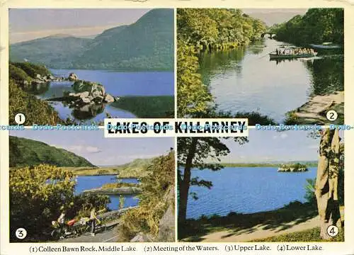 D148222 Lakes of Killarney. Colleen Bawn Rock. Mac Serie. 1968. Multi View