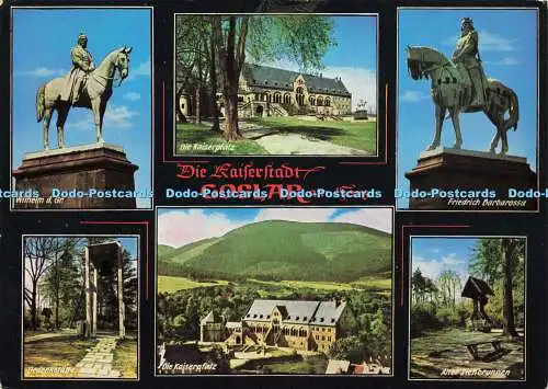 D151384 Die Kaiserstadt Goslar am Harz. Wilhelm d. Gr. Lederbogen. 1975. Multi V