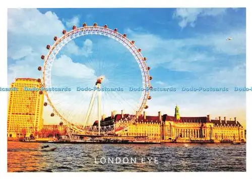 D153665 London Eye. Daraotsu. London A. Z. Postkarte