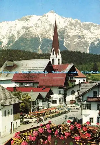 D153803 Seefeld in Tirol. Blick gegen Wetterstein. Risch Lau