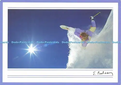 D148380 Snowboarden. Andre. Engadin Presse. Jeremy Balcam Sur Film FUJI Professi