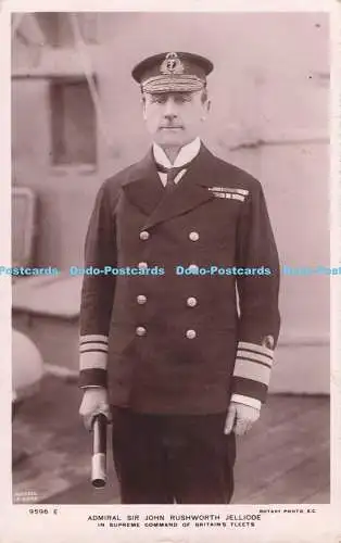 R714123 Admiral Sir John Rushworth Jellicoe. Rotary Photographic Series. Russell