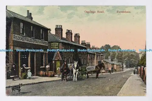 R713899 Faversham. Ospringe Road. Woolstone Bros. Milton Glazette Serie. Nr. 41