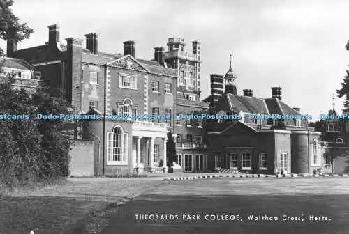 D000122 Theobalds Park College. Waltham Cross. Herten. Echtfoto