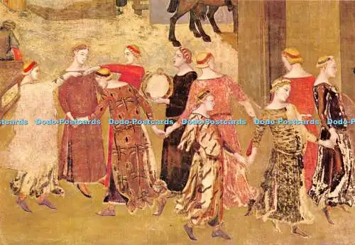D000407 Siena. Palazzo Pubblico. Ambrogio Lorenzetti. Particolare degli Effetti