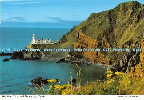 D000475 Hartland Point und Leuchtturm. Devon. E. Ludwig. Hinde. 1983