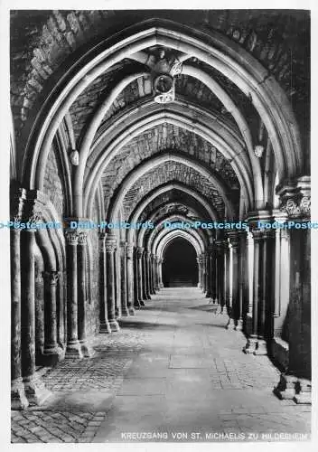 D001710 Kreuzgang von St. Michaelis zu Hildesheim. Hermann Olms. Buchhandlung. H