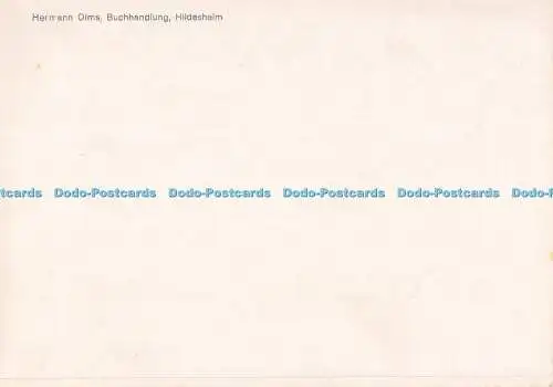 D001710 Kreuzgang von St. Michaelis zu Hildesheim. Hermann Olms. Buchhandlung. H