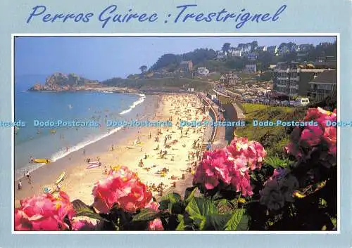D000922 Perros Guirec. Der Strand und Trestrignel Point. Jos