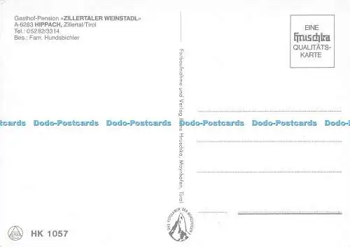 D003485 Gasthof Pension. Zillertaler Weinstadl. Hippach. Zillertal. Tirol. Hans