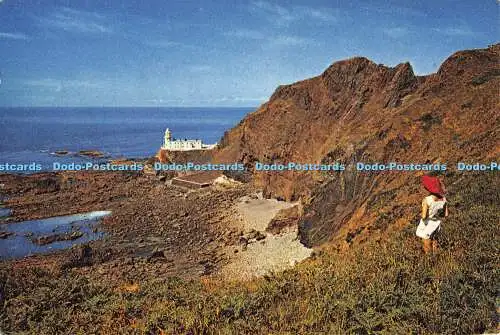 D003522 Hartland Point und Leuchtturm. Devon. Dixon. 1973