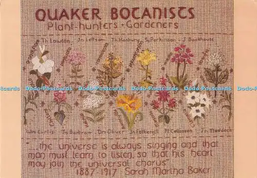 D002154 Quäker Botaniker. Der Quäker Wandteppich