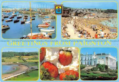 D003830 Grüße aus Paignton. Europa Karten. Neill Metcalfe. Golden Shield. Eu