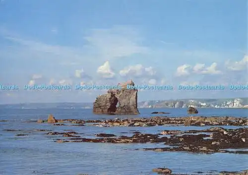 D005400 Thurlestone Rocks. Bigbury Bay. Devon. Clare Pawley. Küstenkarten. Die De