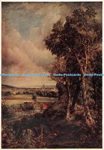 D002225 Dedham Vale. The National Gallery of Scotland. John Constable. Art Publi