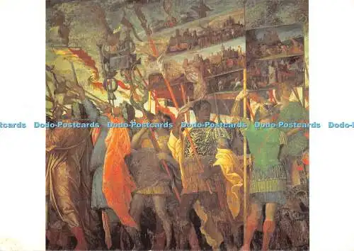 D005443 Andrea Mantegna. Die Triumphe Caesars. 1. Die Trompeter. Royal Collec