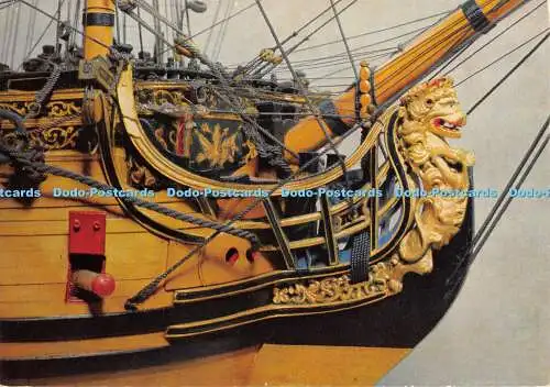 D002393 Bögen eines Schiffes mit 50 Kanonen. Wissenschaftsmuseum