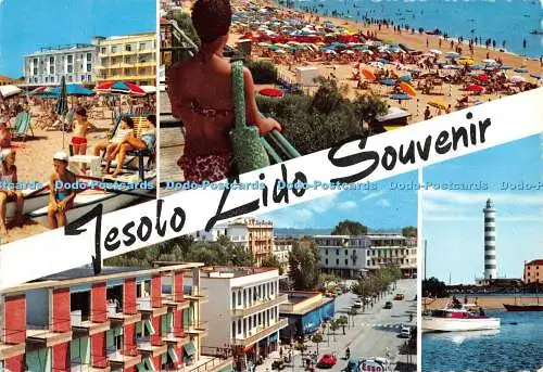 D004148 Jesolo Lido Souvenir. S.M. Multi View