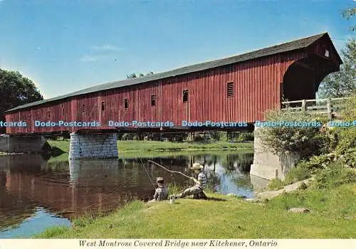 D004191 West Montrose überdachte Brücke in der Nähe von Kitchener. Ontario. Kitchener News. Fr