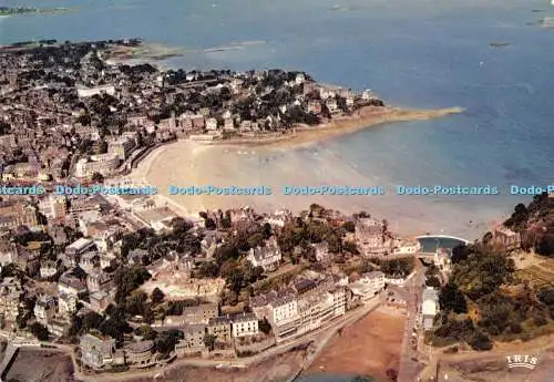 D007385 Dinard. Cote dEmeraude. Die smaragdgrüne Brücke. Strand. La Malouine Point. Ir