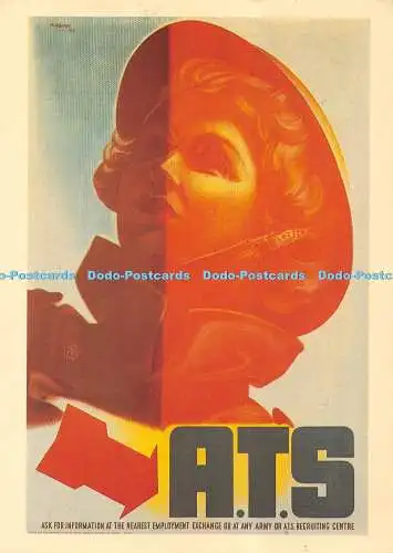 D002721 A.T.S. Poster aus dem Zweiten Weltkrieg Großbritannien. Trustees Imperial War Museum. Camden Grap