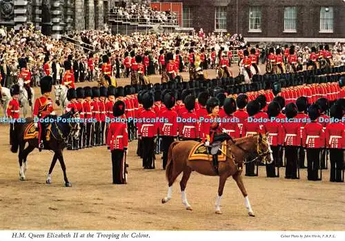 D007521 H.M. Queen Elizabeth II. Trooping The Colour Ceremony. London. Brigade