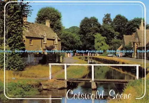 D007712 Cotswold-Szene. Unterschlachtung. Fluss. Peter Brown. Vistacolour. N 307