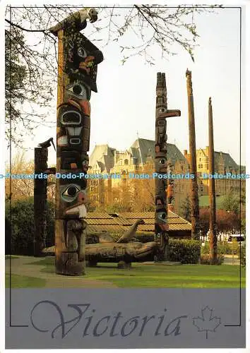 D006188 Victoria. British Columbia. Thunderbird Park. Dorothy H. Wiles. Schlag