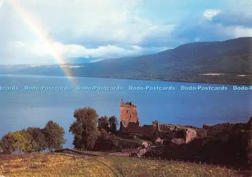 D004735 Regenbogen über Loch Ness von Urquhart Castle. Inverness Shire. David P. Gr