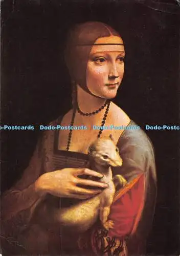 D004738 Dame mit Hermelin. Nationalmuseum. Krakau. Polen. Leonardo da Vinci.