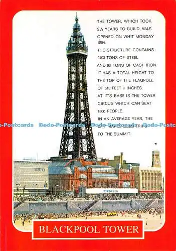 D003091 Blackpool Tower. Bamforth