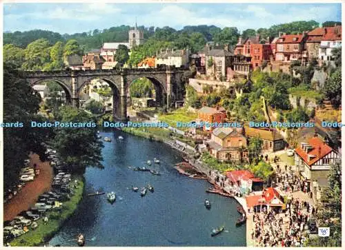 D007881 Knaresborough. Burgberg. Yorkshire. Brücke. N CY442