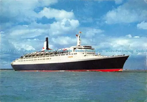 D006346 The New Cunard. Queen Elizabeth 2. Beken. Dixon