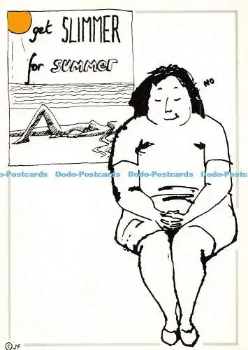 D006394 Werde schlanker für den Sommer. Nein sagen. Jacky Fleming. Leeds