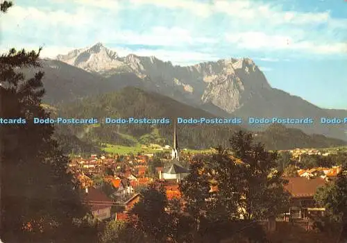 D004898 Garmisch Partenkirchen mit Wettersteingebirge. Alois Grunauer. Wenzel Fi