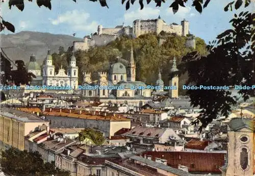 D009645 Salzburg. Altstadt. O Jurischek. Berg. Schloss. Deutschland