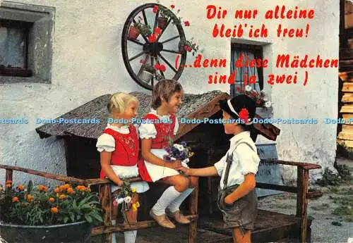 D004985 Dir nur alleine bleib ich treu. Denn diese Madchen sind ja zwei. Risch L