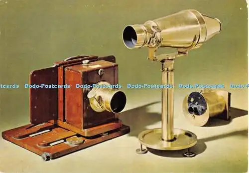D008176 drei frühe Daguerreotypie Kameras. Wissenschaftsmuseum. Krone