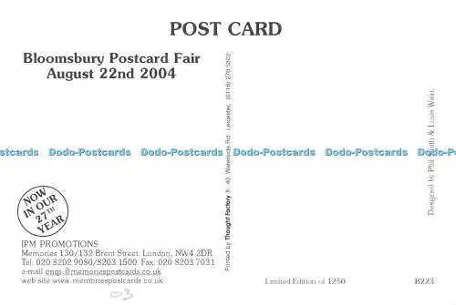 D005134 Bloomsbury. Postkarten- und Sammlermesse. In der Galeonen-Suite im Ro